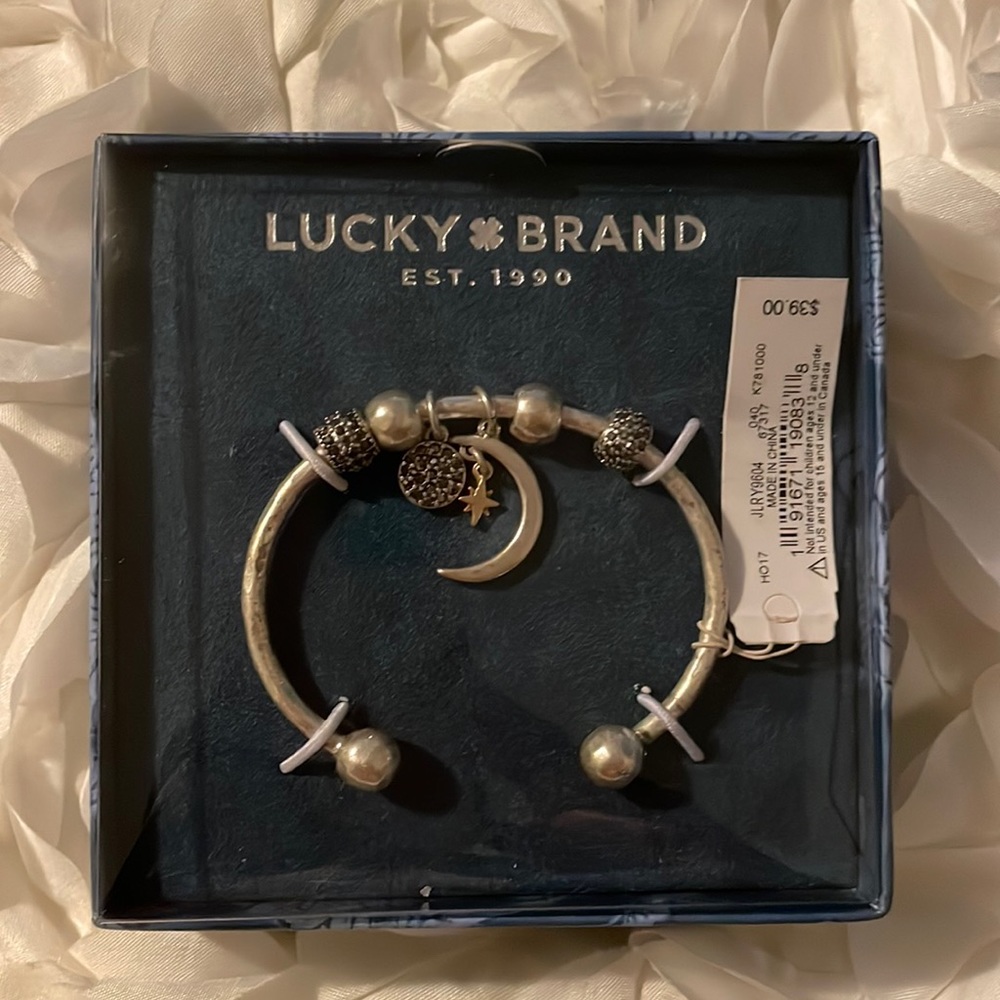 Lucky Brand moon and star bracelet